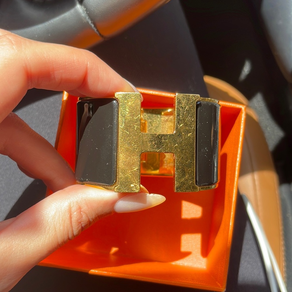 Authentic large hermes bracelet